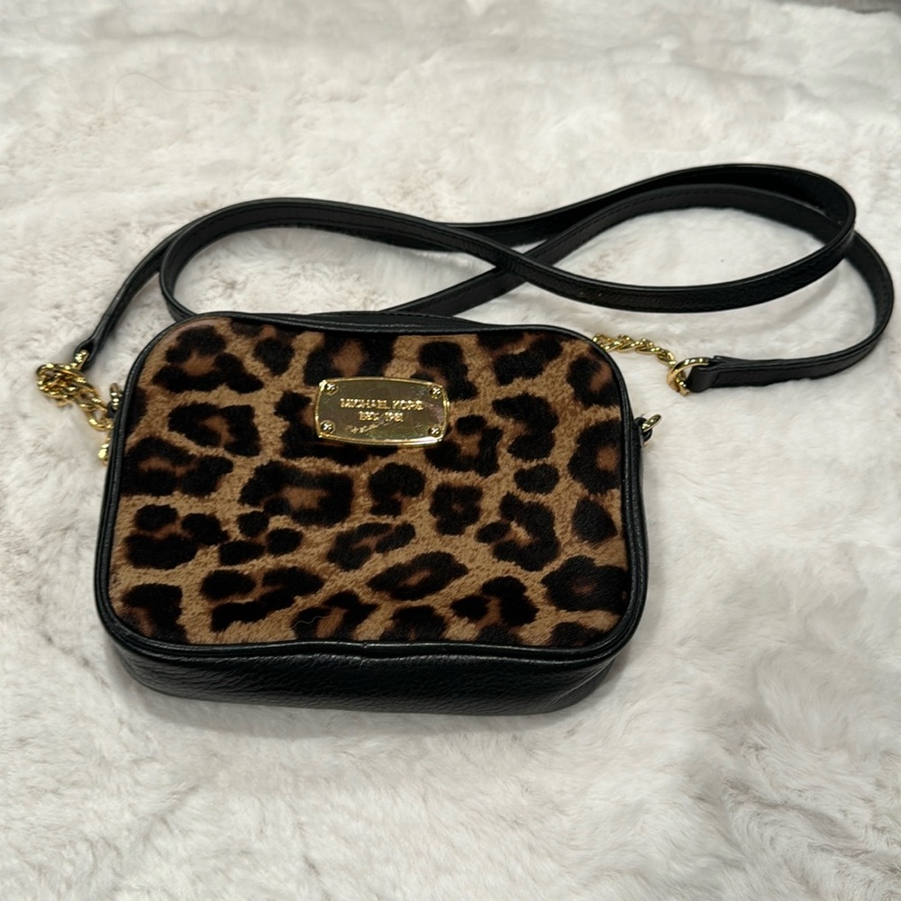 Michael Kors Mini Animal Print Crossbody